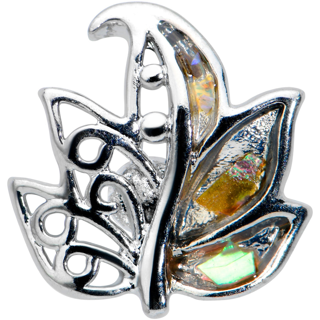16G 1/4 Autumnal Colors Maple Leaf Cartilage Tragus Earring