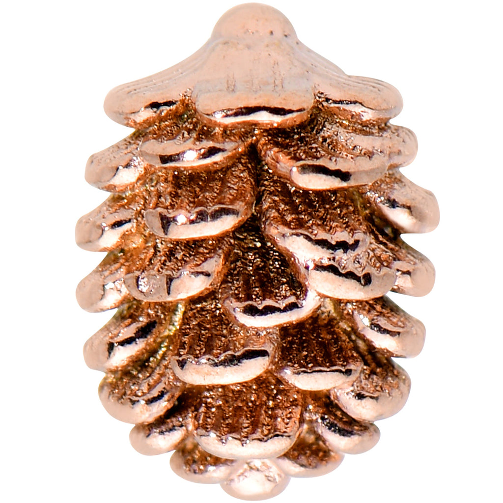 16G 1/4 Autumn Pine Cone Cartilage Tragus Earring