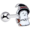 16G 1/4 Witch Hat Ghost Halloween Cartilage Tragus Earring