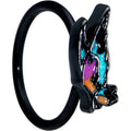 20G 5/16 Black Sunset Side Butterfly Nose Hoop