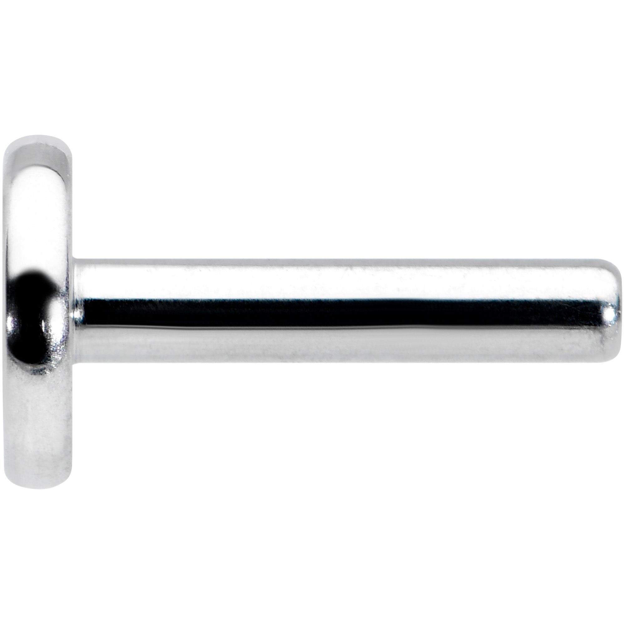 16G 1/4 G23 Titanium Threadless Post Only Labret Tragus