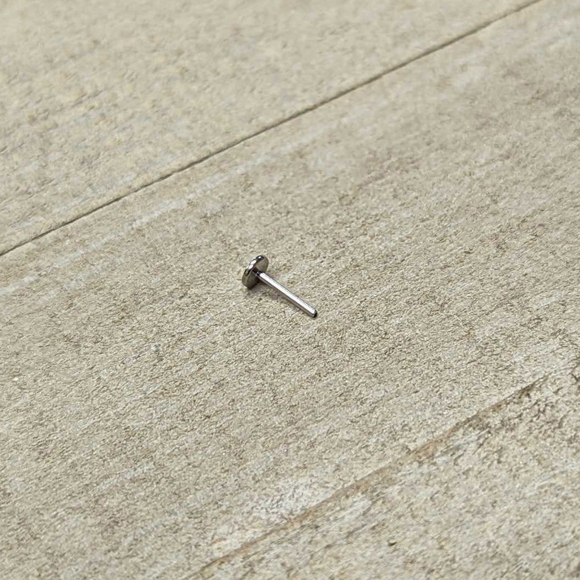 20G 5/16 G23 Titanium Threadless Post Only Labret Tragus Nose