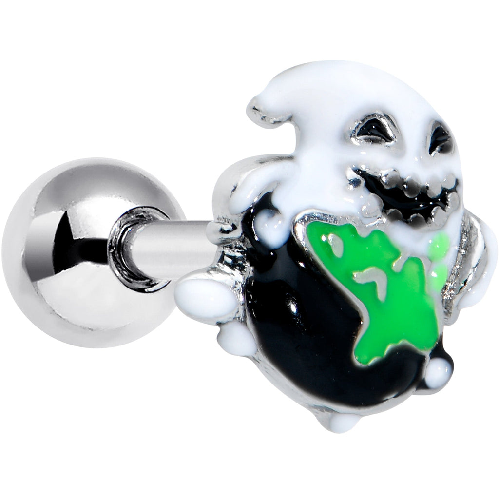 16G 1/4 Ghost Goo Cauldron Halloween Cartilage Tragus Earring