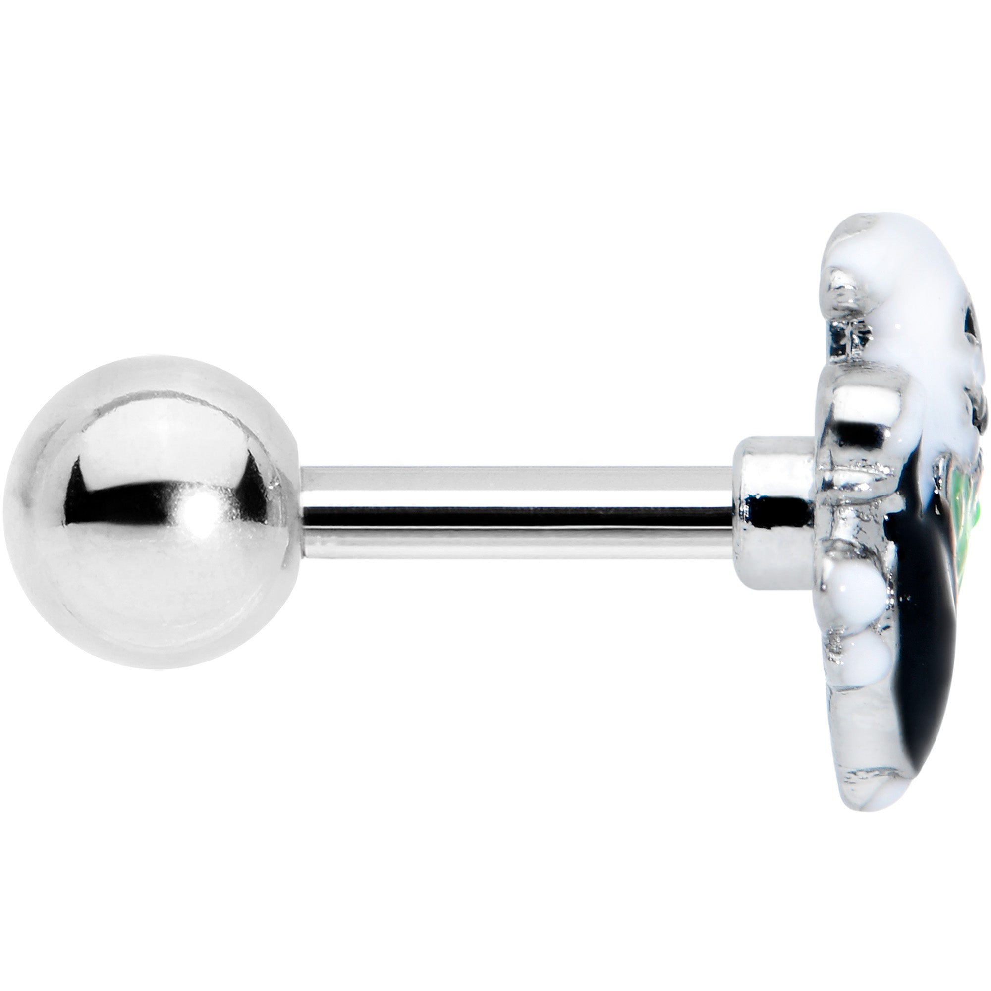 16G 1/4 Ghost Goo Cauldron Halloween Cartilage Tragus Earring