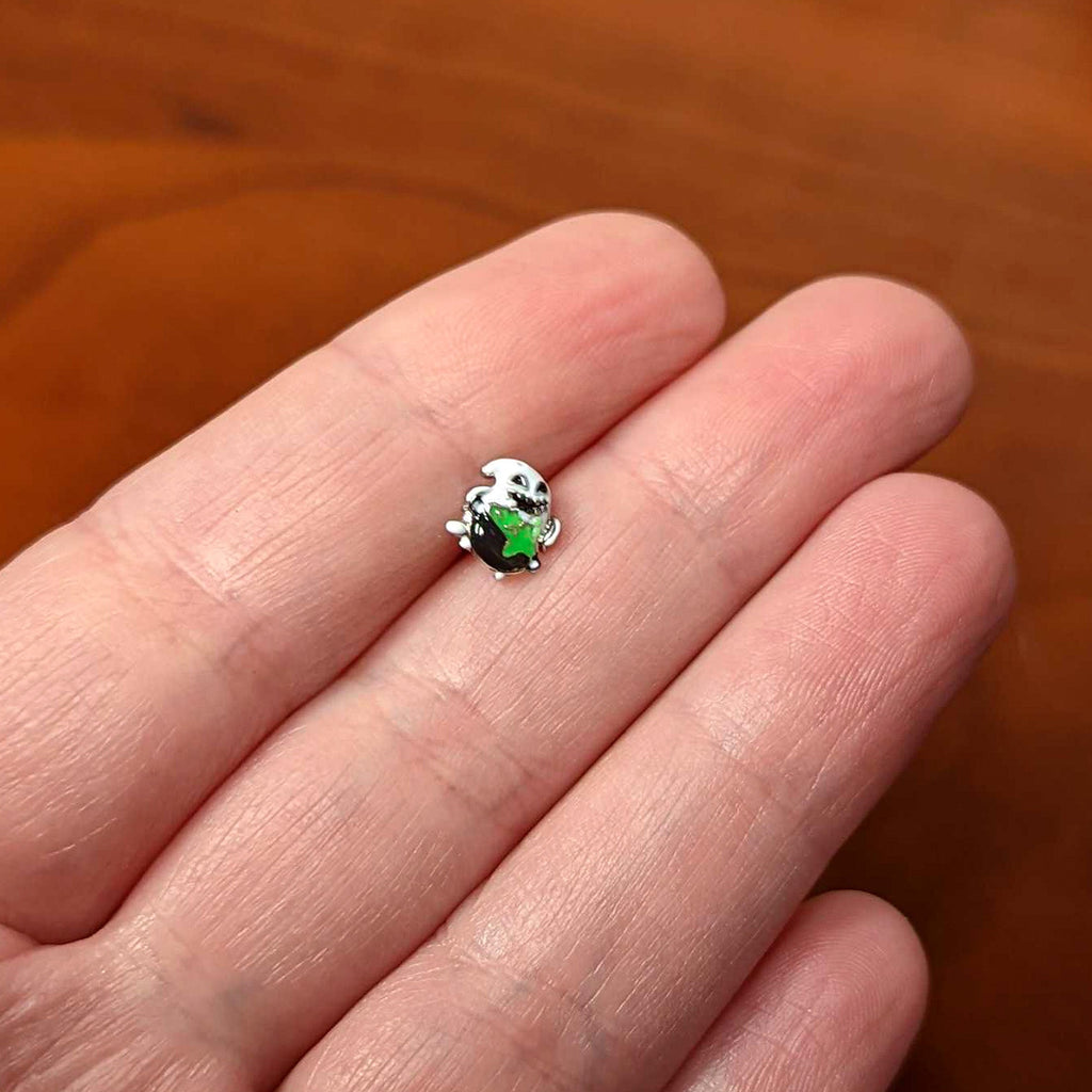 16G 1/4 Ghost Goo Cauldron Halloween Cartilage Tragus Earring