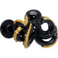 16G 5/16 Black Understated Octopus Labret Monroe Tragus