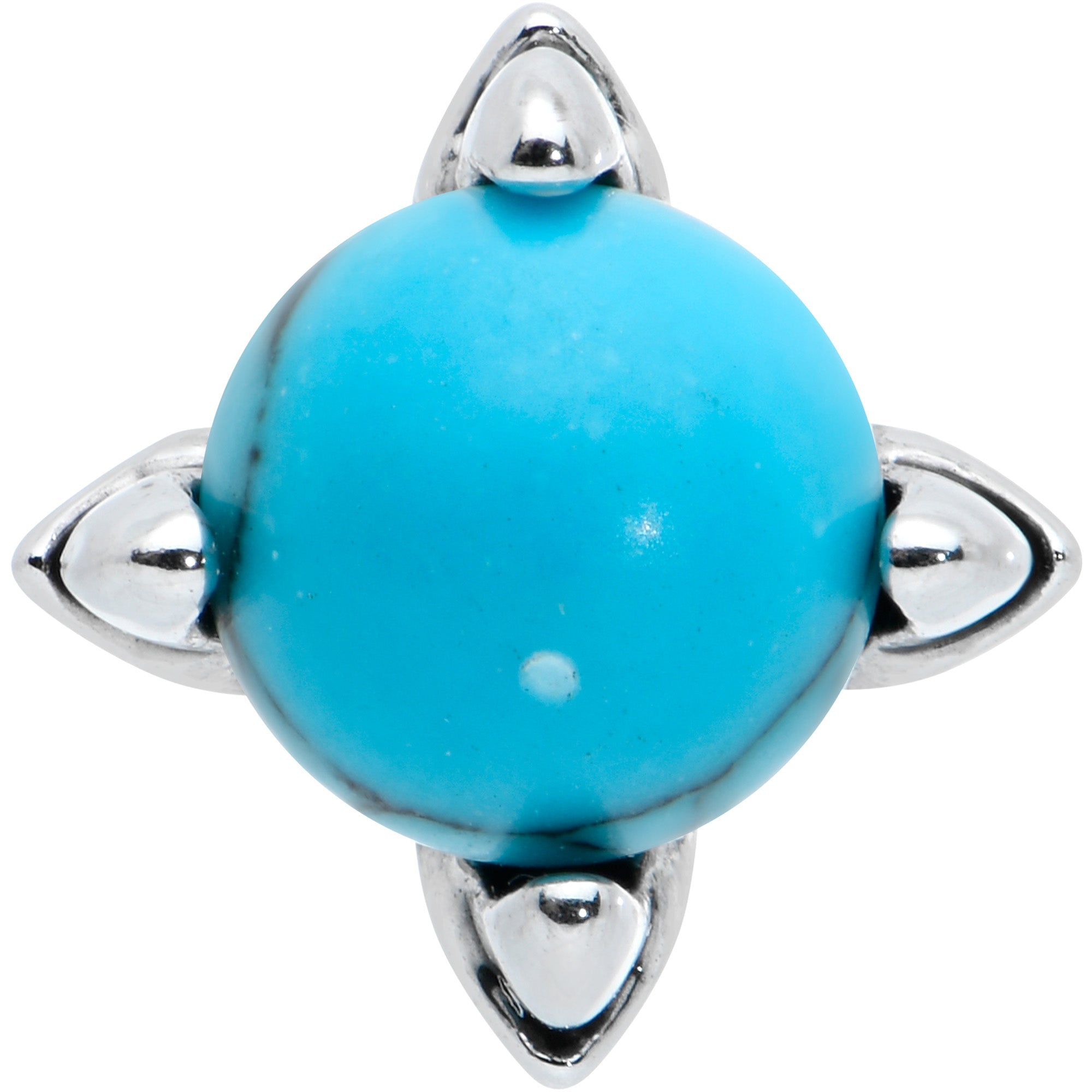 16G 5/16 Blue Turquoise Claw Hand Labret Monroe Tragus