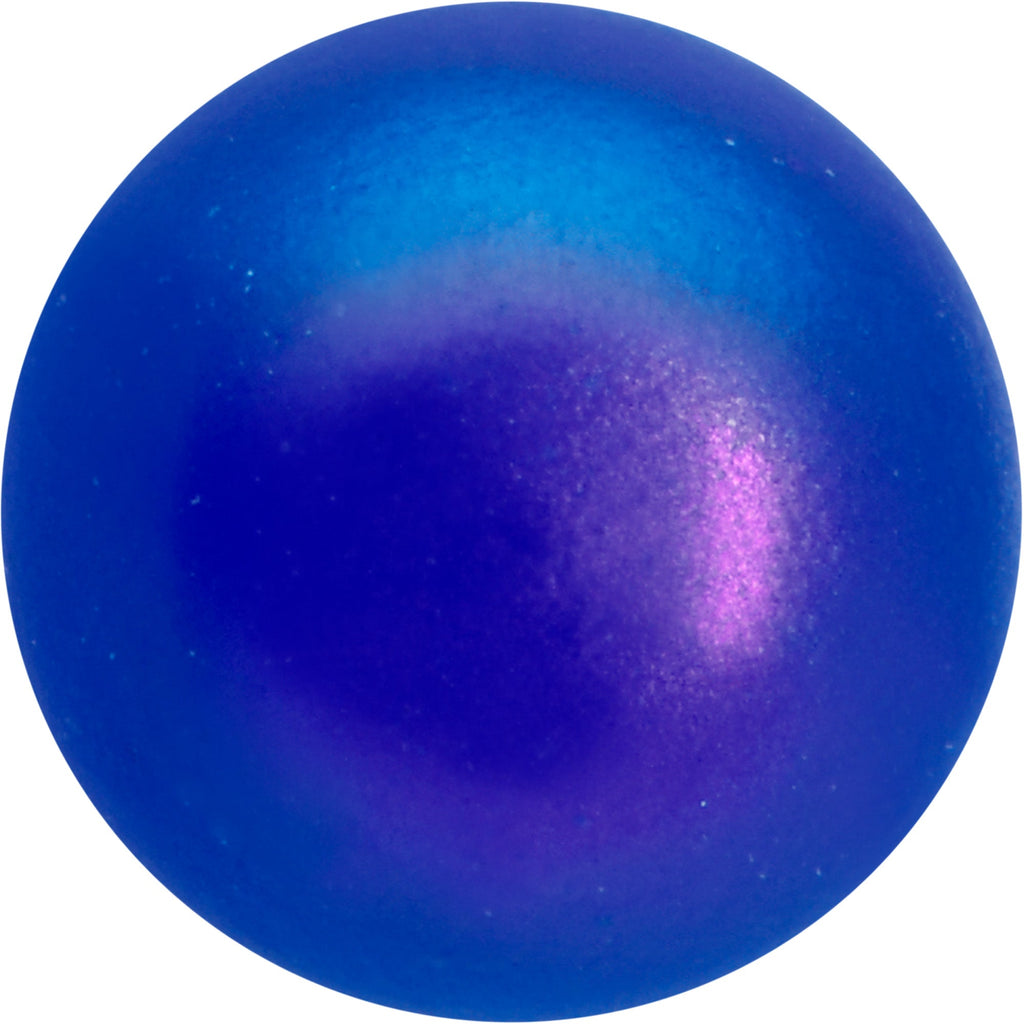 16G 5/16 Matte Blue Aurora Labret Monroe Tragus