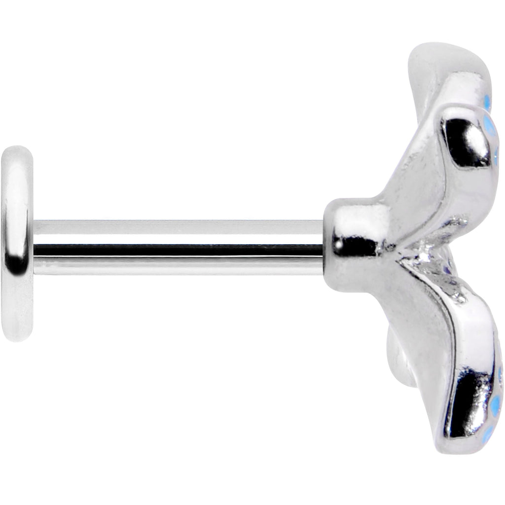16G 1/4 Glamour Butterfly Labret Tragus
