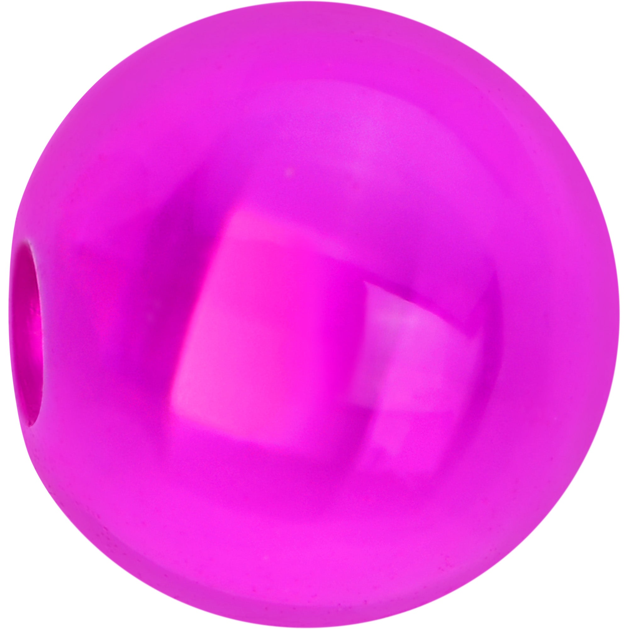 5mm Purple Acrylic UV Glow Captive Bead Ring Replacement Ball