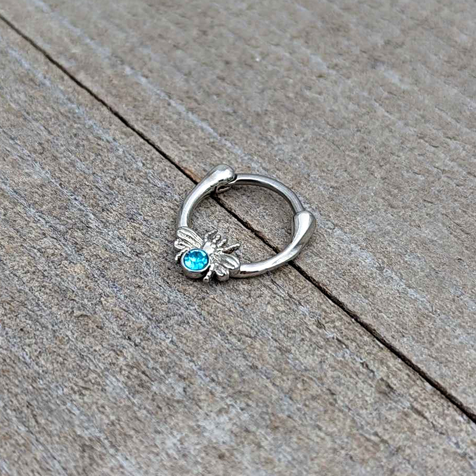 16G 5/16 Blue Gem Ultra Fly Cartilage Clicker
