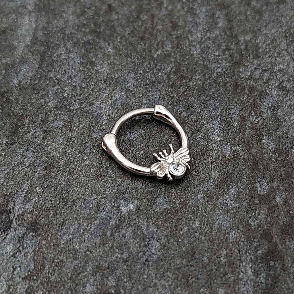 16G 5/16 Clear Gem Ultra Fly Cartilage Clicker