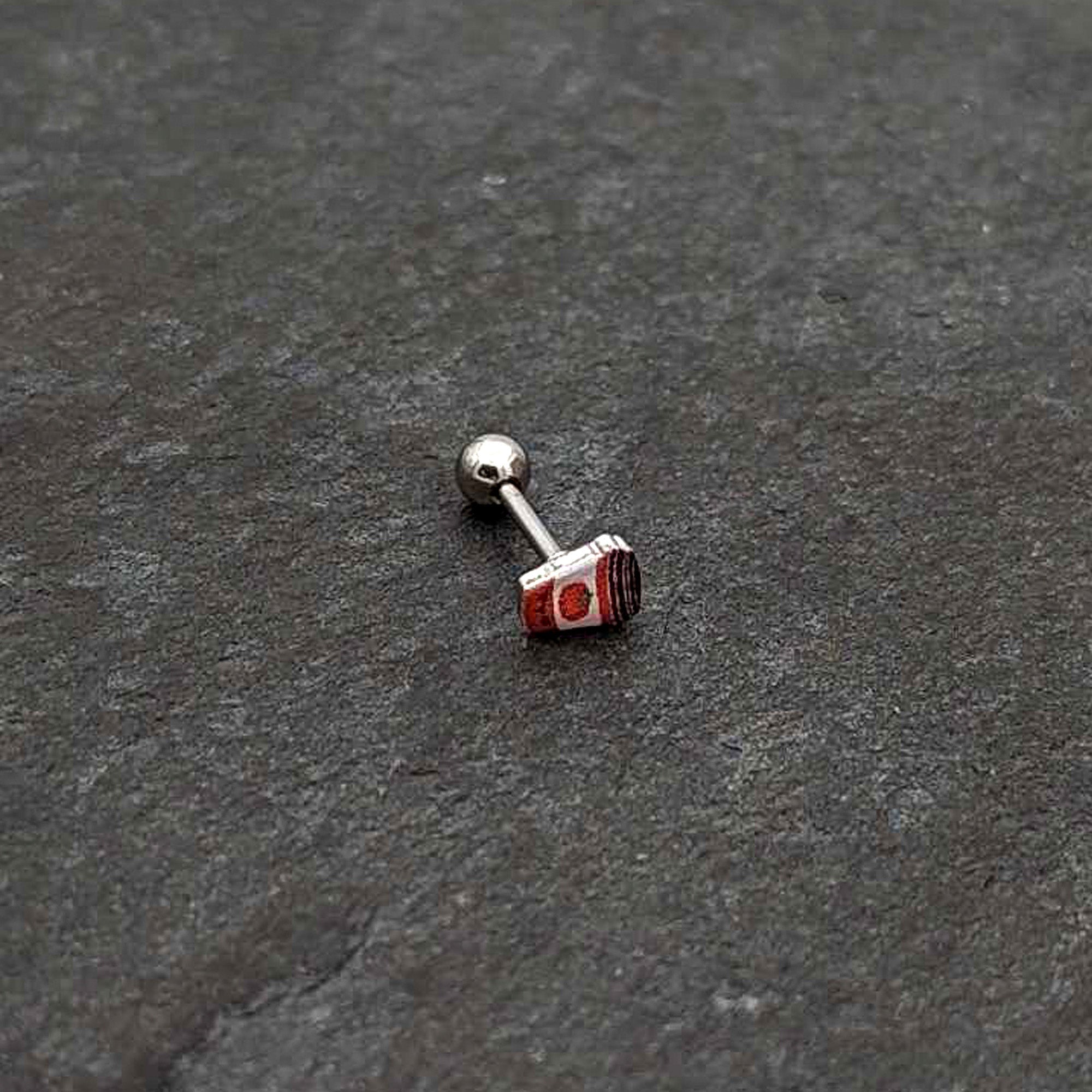 16G 5/16 Sweet Pumpkin Latte Autumn Cartilage Tragus Earring
