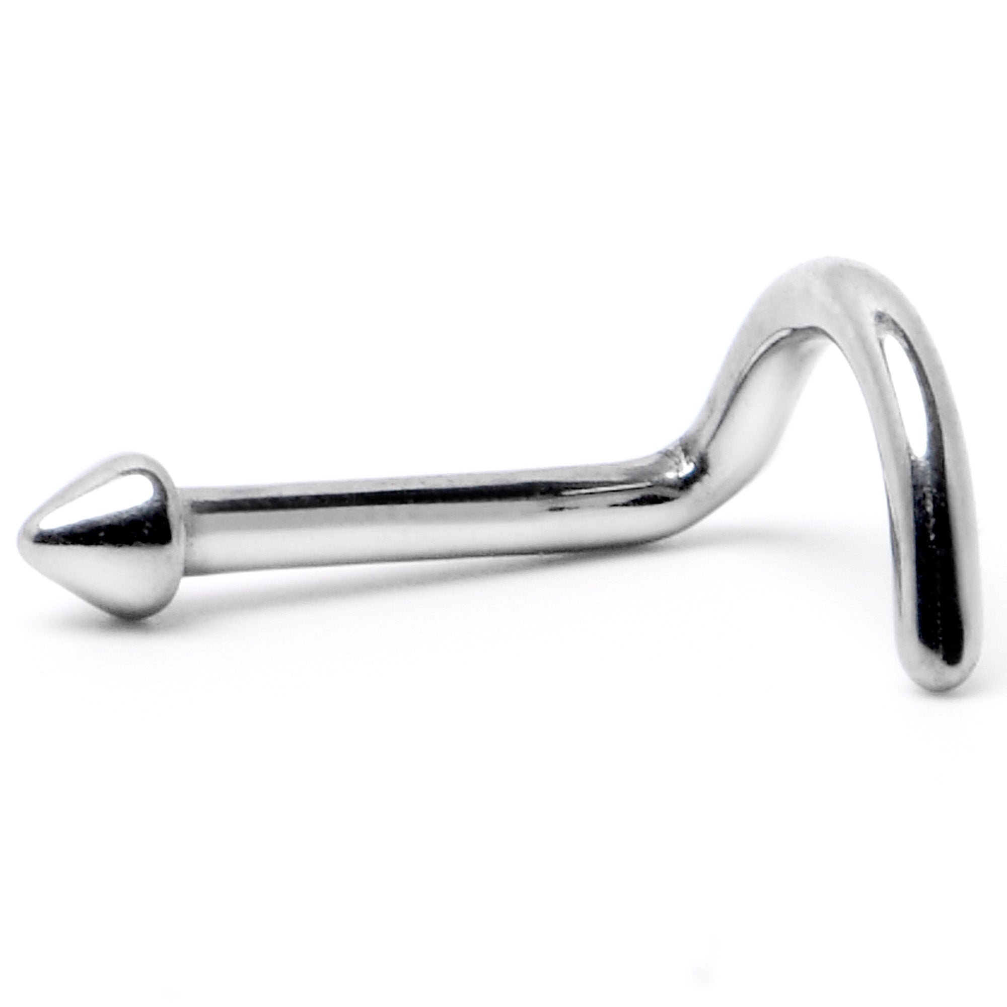 18G 1/4 ASTM F-136 Implant Grade Titanium Cone End Left Side Nose Screw