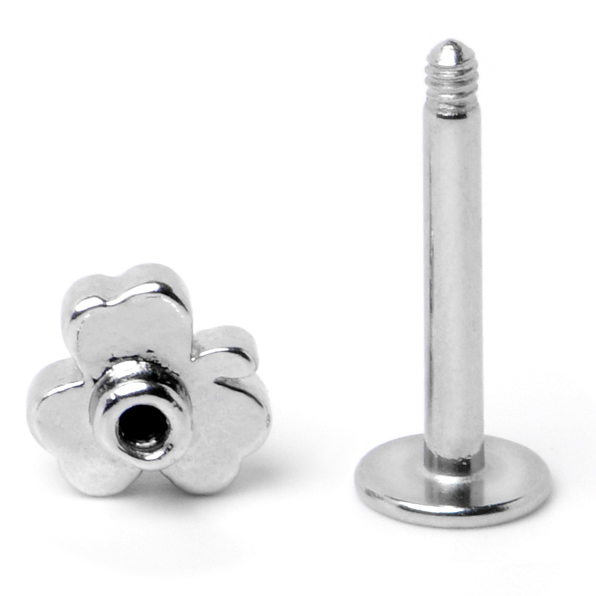 16G 5/16 Sweet Happy Shamrock St Patricks Labret Monroe Tragus