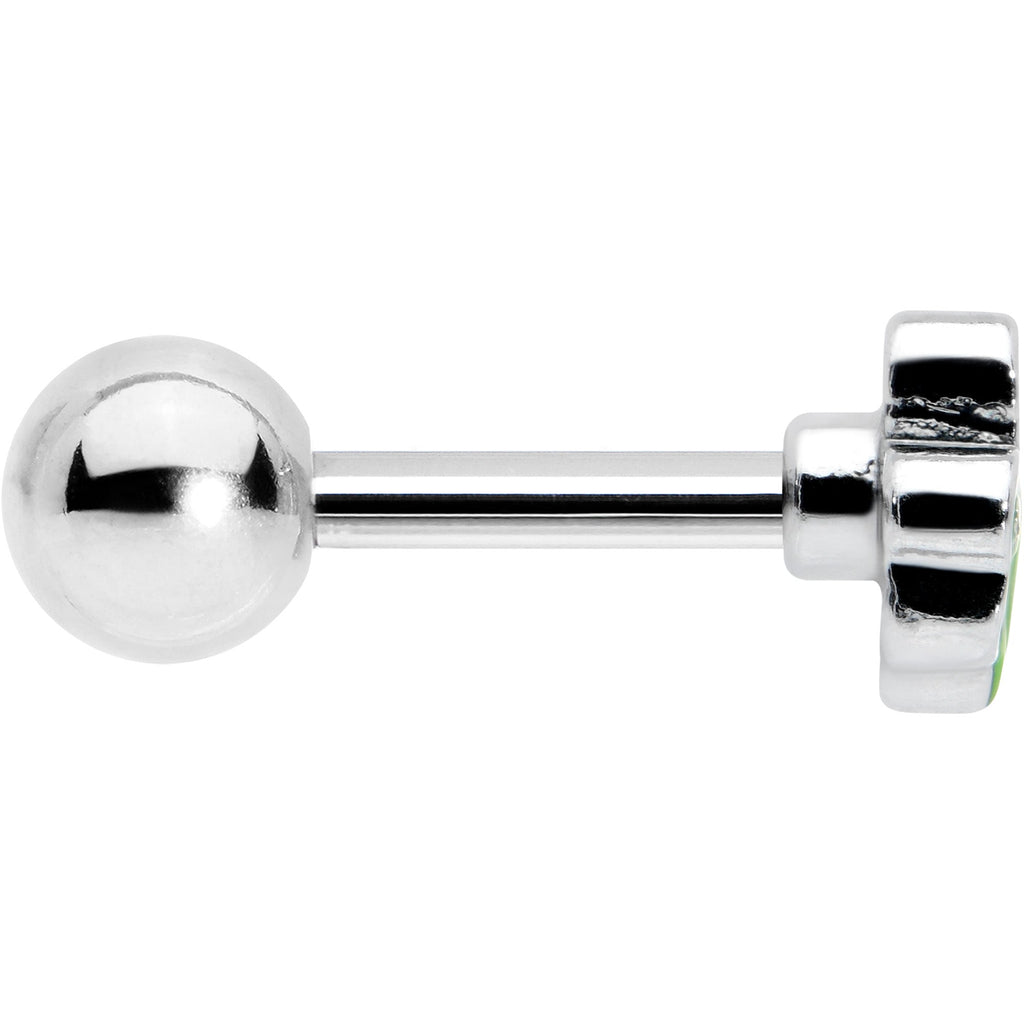 16G 1/4 Sweet Happy Shamrock St Patricks Cartilage Tragus Earring