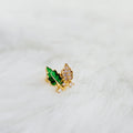 16G Natures Glamour Leaf Labret Monroe Tragus