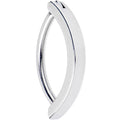 14G 9/16 316L Surgical Steel Smooth Style Hinged Hoop Belly Ring