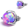 14G 3mm Purple Synthetic Opal Internally Threaded Replacement Ball