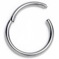 18G 9mm ASTM F-136 Titainum Precision Hinged Segment Hoop