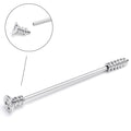 14G Internally Threaded Optical Illusion Industrial Barbell 38mm