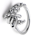 20G 5/16 Jeweled Paradise Conch Hoop Cartilage Helix Hoop Earring