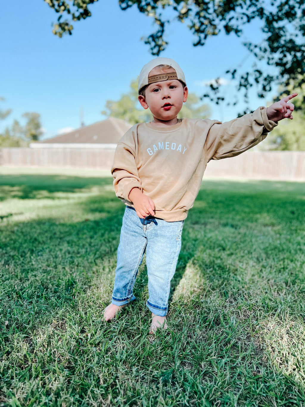 Gameday Crewneck Sweatshirt – Camel