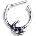 16G 5/16 Mushrooms on the Moon Cartilage Clicker