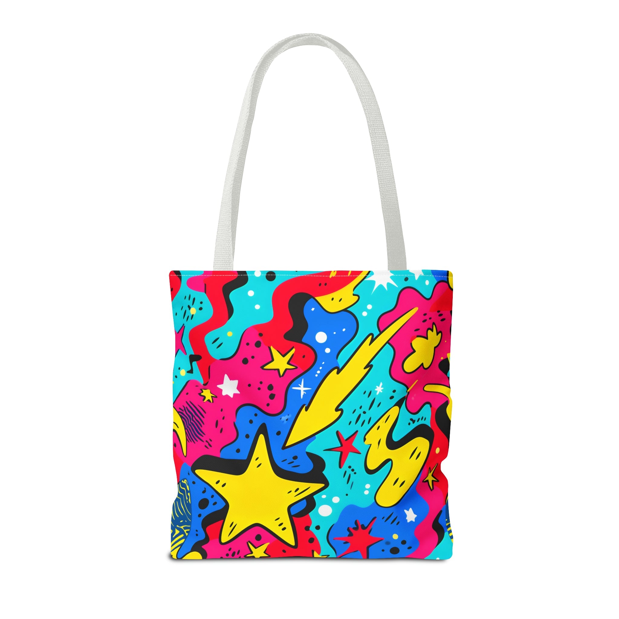 Abstract Comic Pop  AOP Tote Bag featuring Wimpy and his beloved hamburger