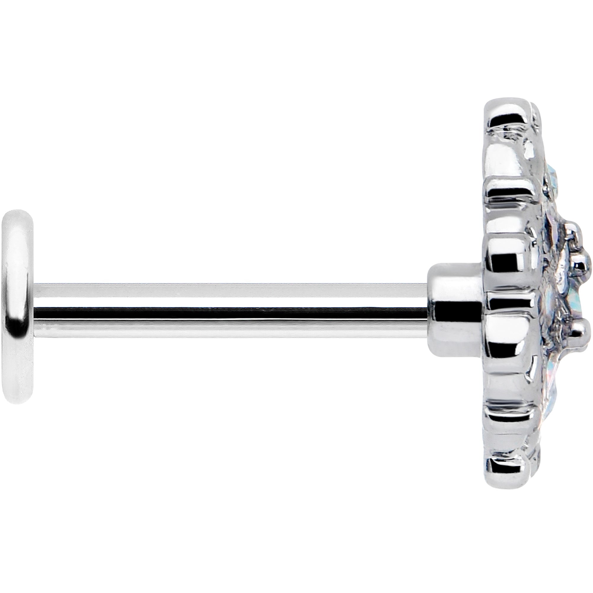 16G 5/16 Aurora Gem Retro Sunburst Labret Monroe Tragus