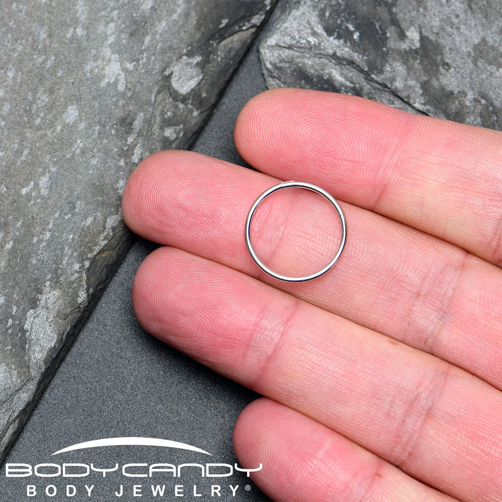16G 5/8 316L Surgical Steel Precision Hinged Segment Hoop