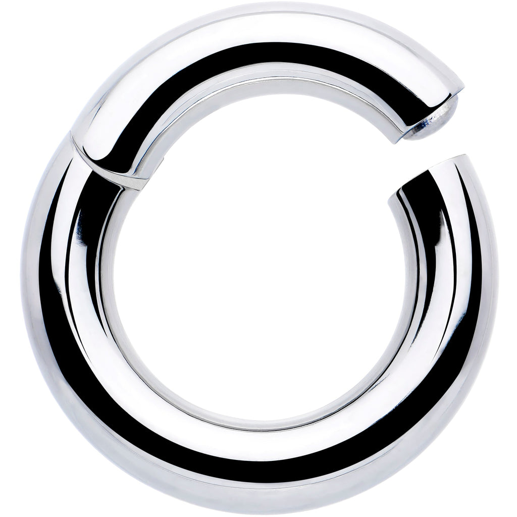 6G 1/2 316L Surgical Steel Precision Hinged Segment Hoop