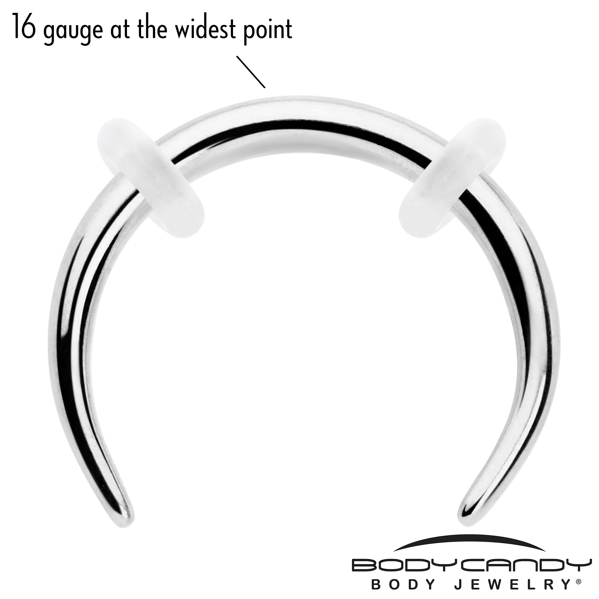 16G 5/16 Pincher Crescent Taper