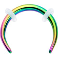 16G 5/16 Rainbow Pincher Crescent Taper