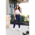 Riley - 7/8 Ankle Length NAVY Leggings with Pockets*