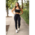 Gianna - Leopard Panel Sculpting Leggings*