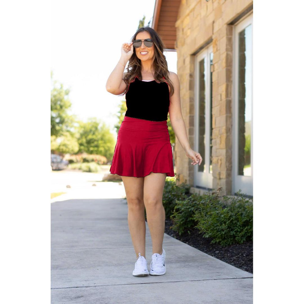 RaeLynn RED Skort*