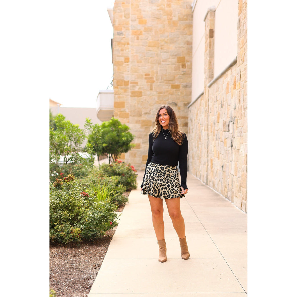 Kylie Leopard Skort