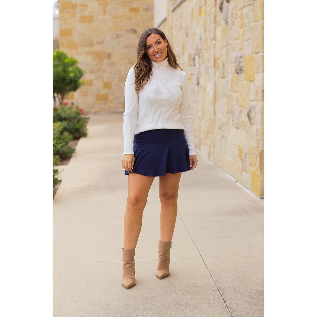 Josie Navy Skort