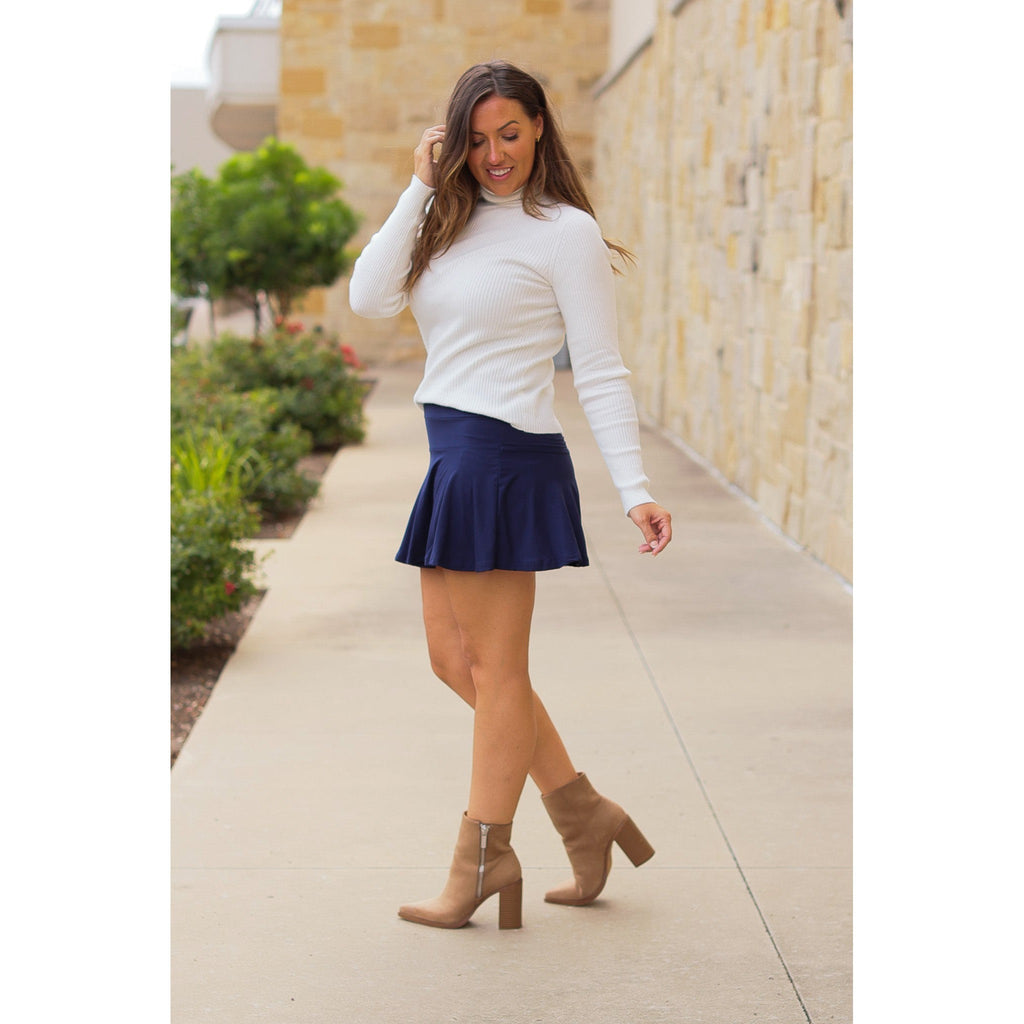 Josie Navy Skort