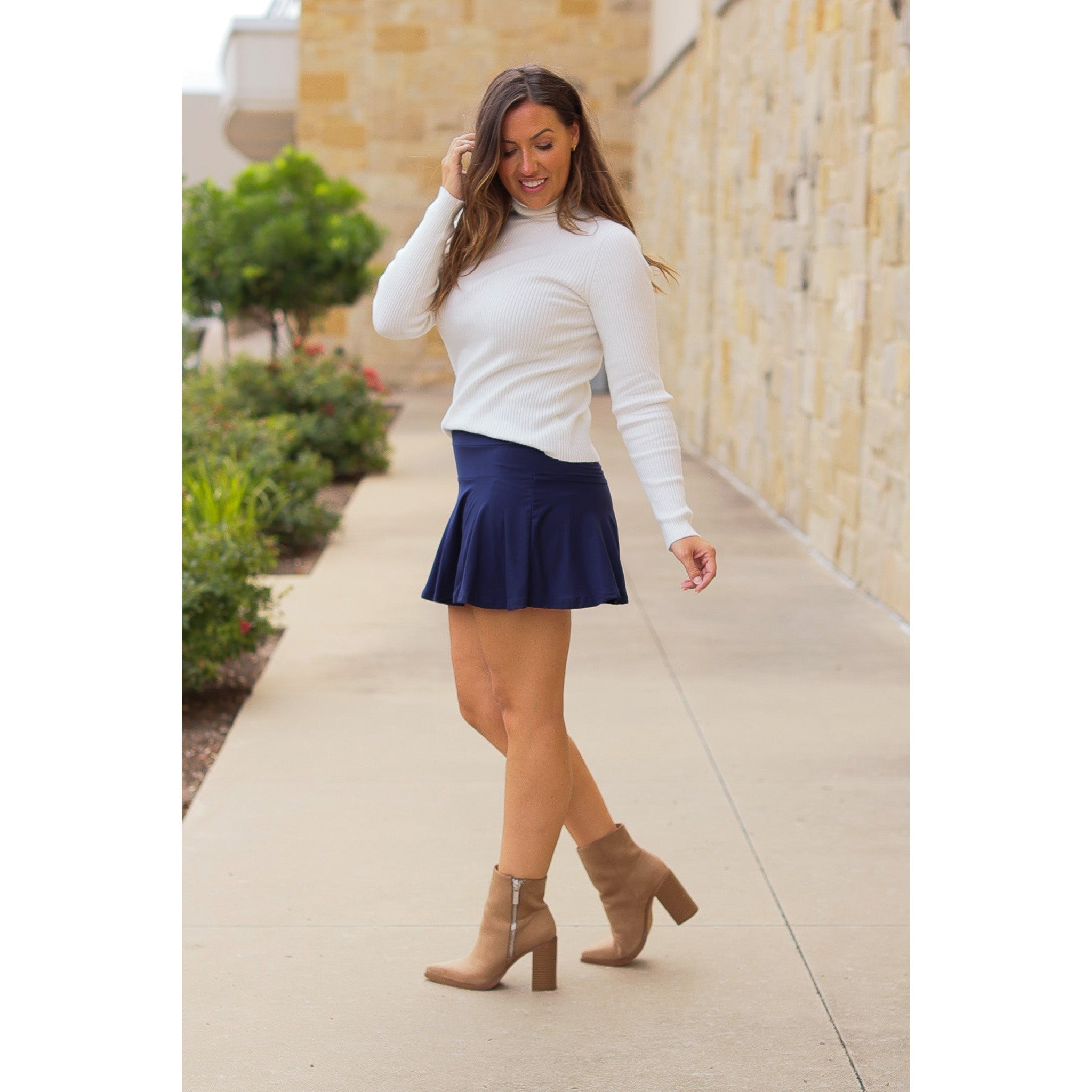 Josie Navy Skort