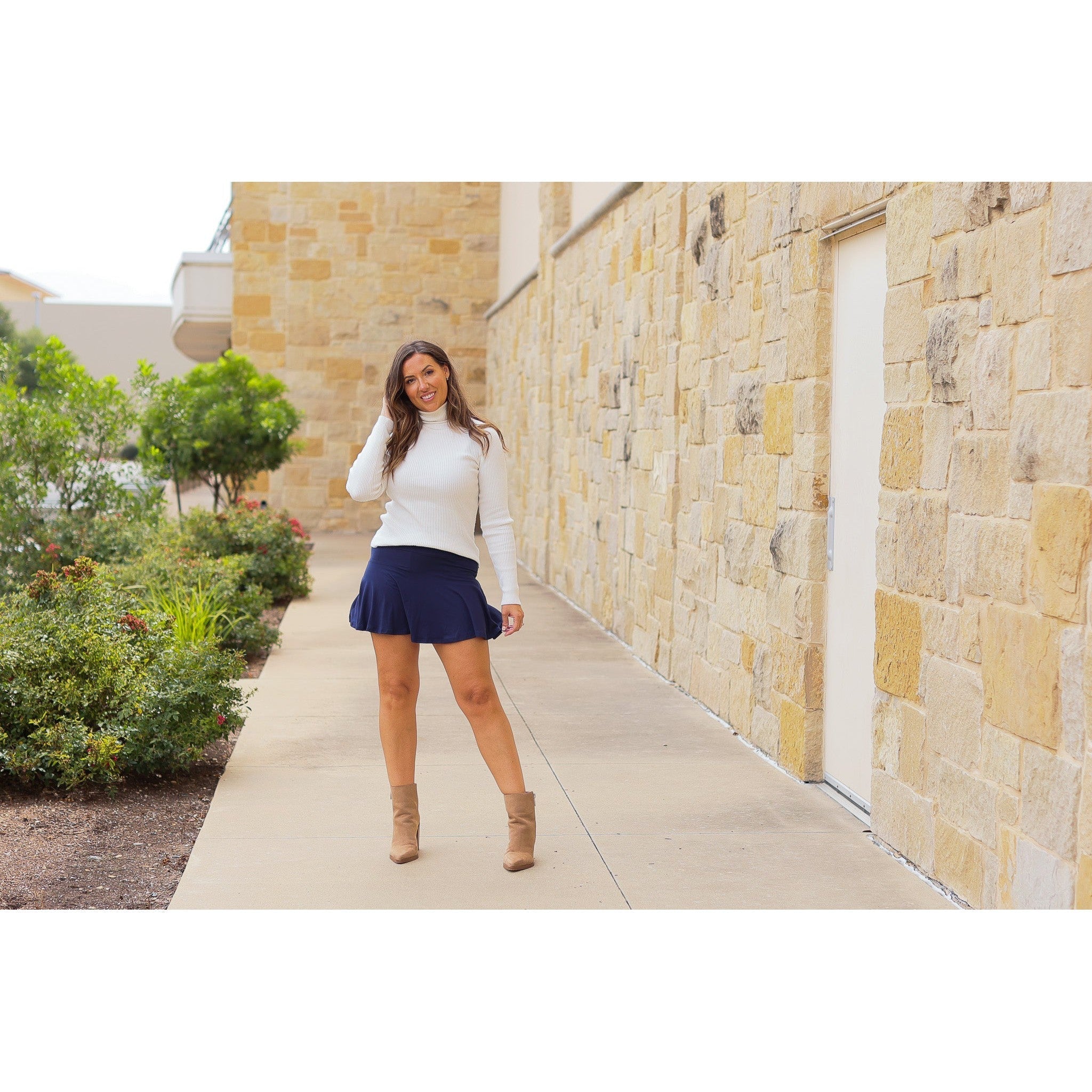 Josie Navy Skort