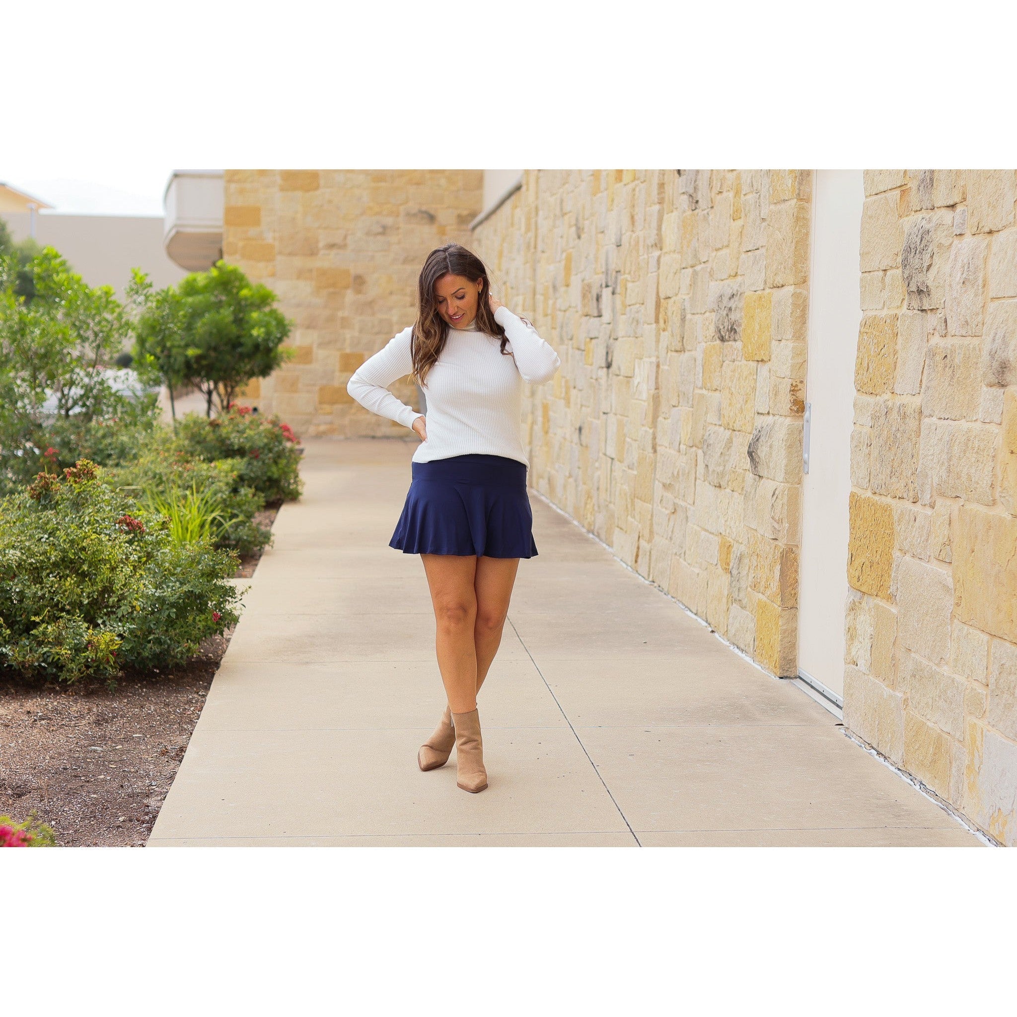 Josie Navy Skort