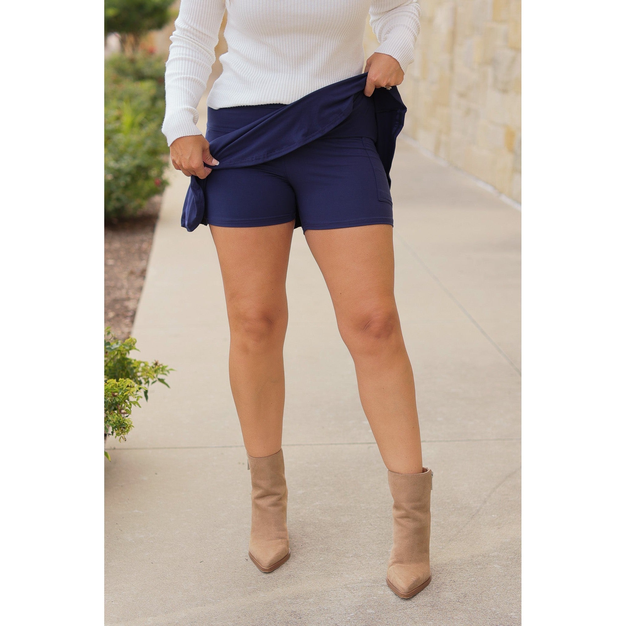 Josie Navy Skort