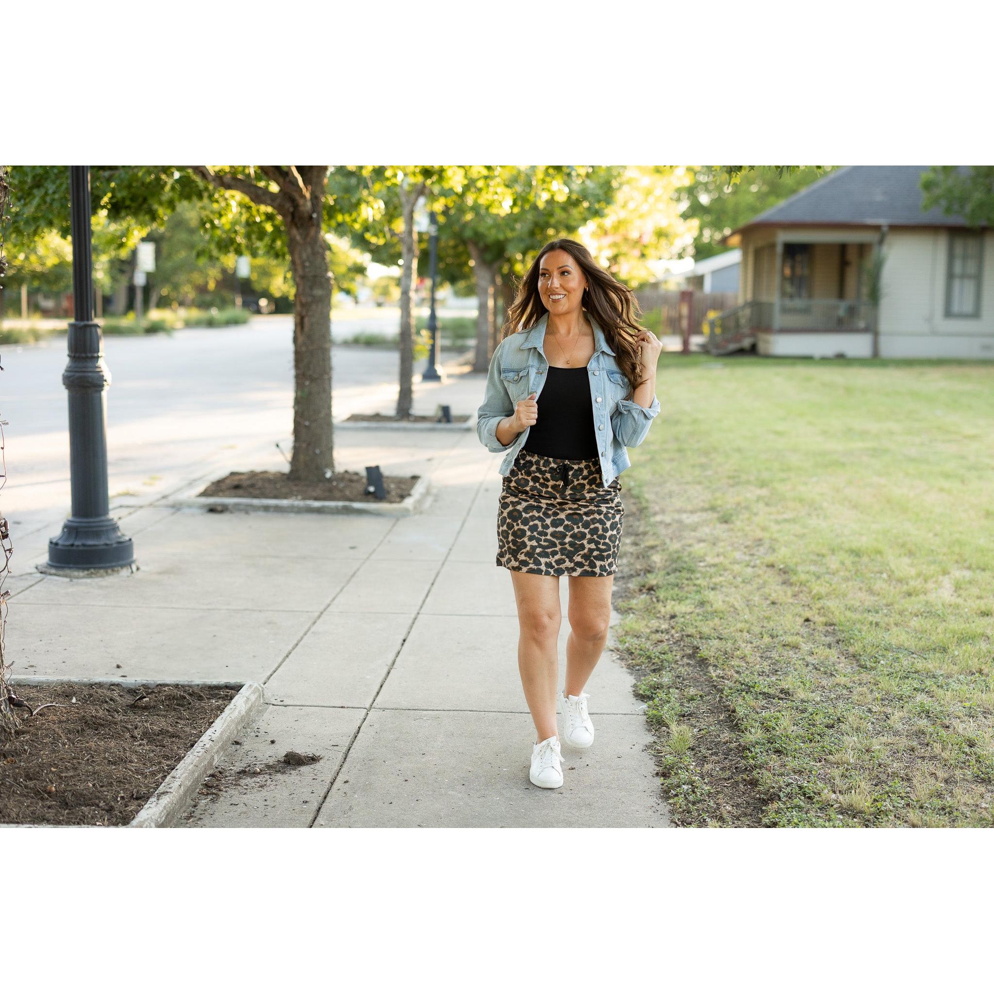 Liana - Leopard 2.0 Jogger Skirt