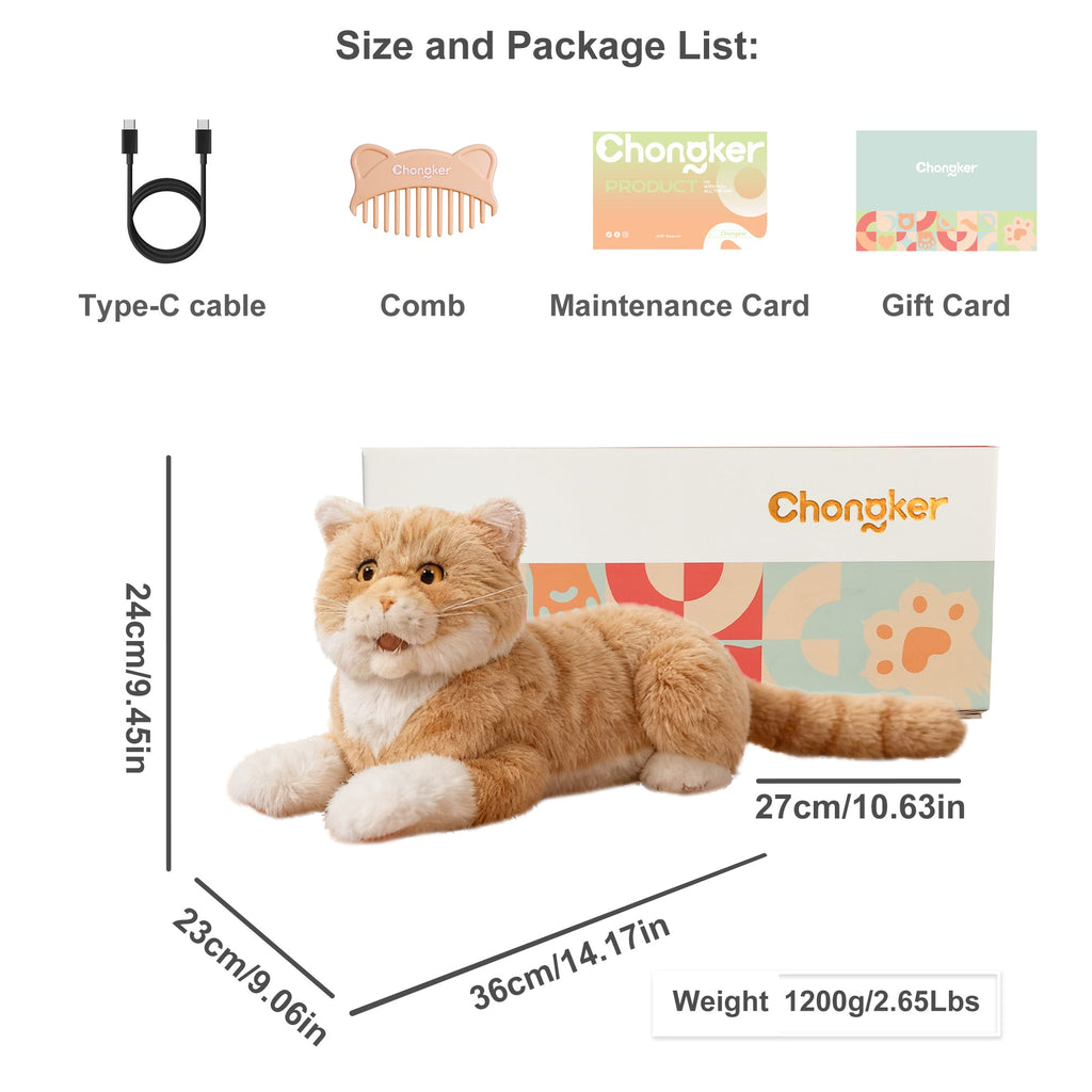 Percy Pro Mate Cat - Interactive Lifelike Companion