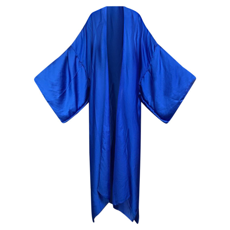 Blue Silk Kimono