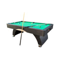Premium 7FT Black Billiards Game Room Table For Home With Cue Sticks And Billiard Balls (SAK58210)