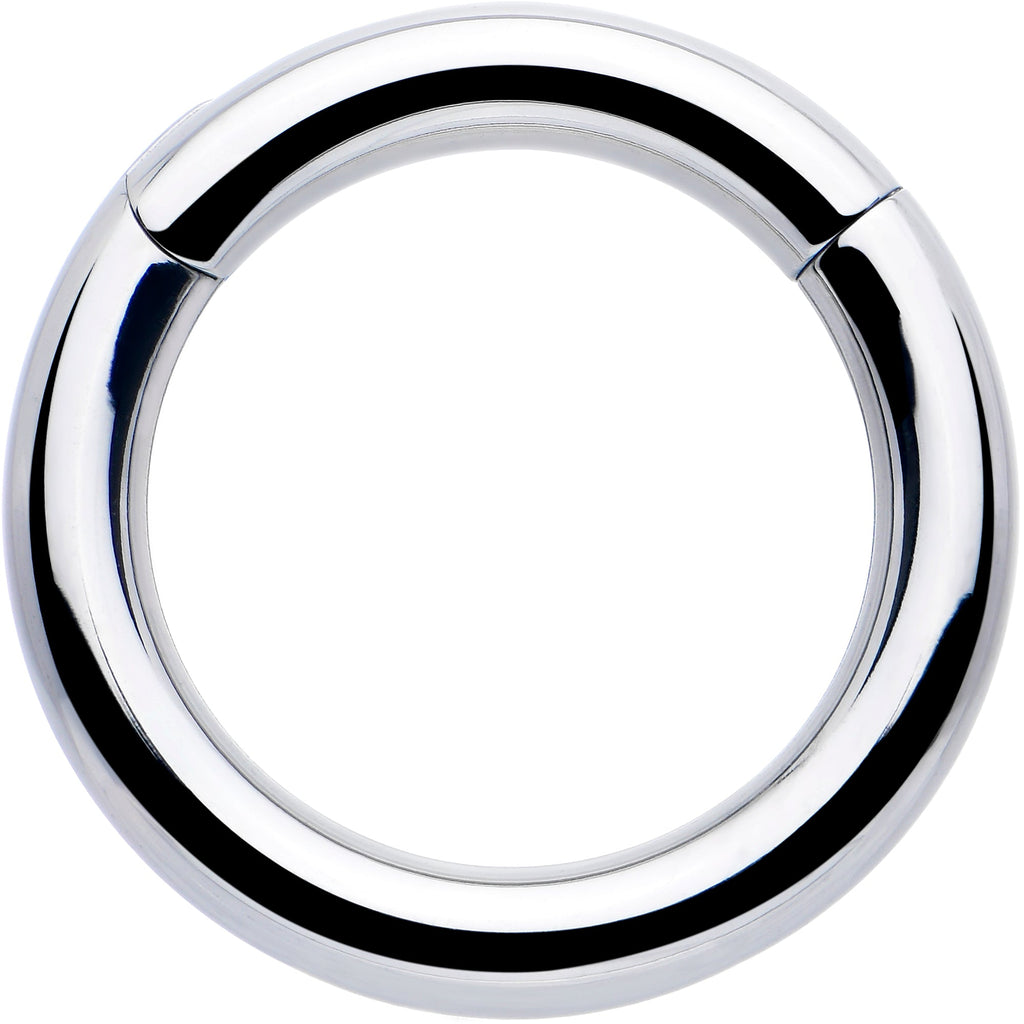 10G 1/2 316L Surgical Steel Precision Hinged Segment Hoop
