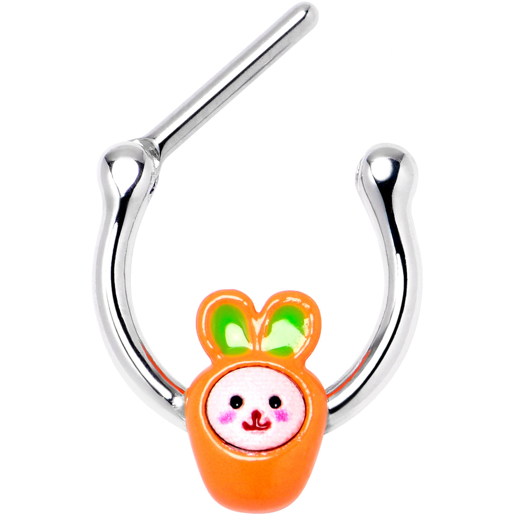 16G 5/16 Surprise Carrot Easter Bunny Cartilage Clicker